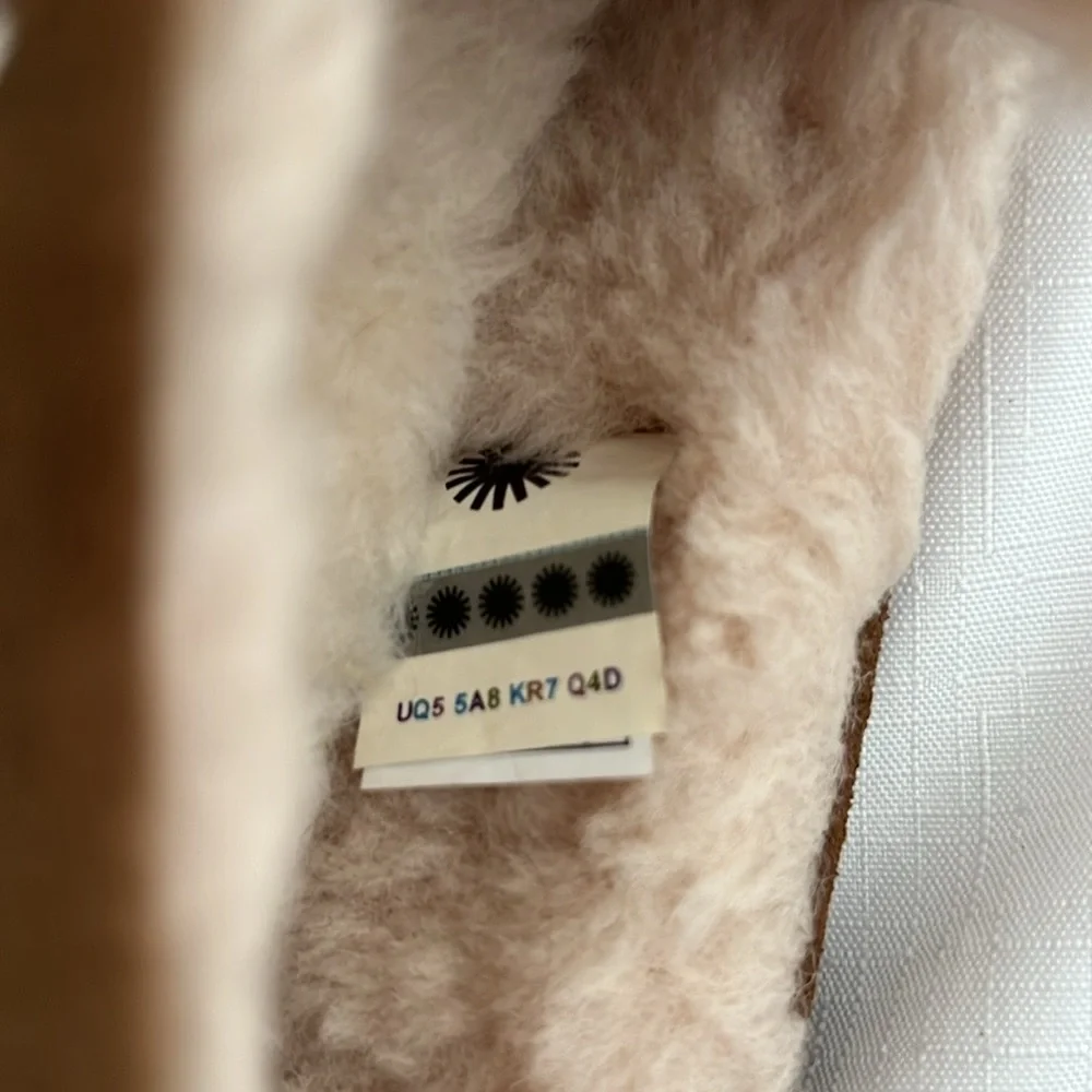 New / UGG~Tan Suede Loafers / Ansley Slipper~Ultimate In Luxury & Comfort - Picture 7 of 16